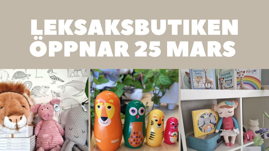 Nu öppnar vi leksaksbutik!!!